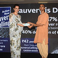 Kangana Ranaut Donates 42 Lakhs For Cauvery Calling Campaign